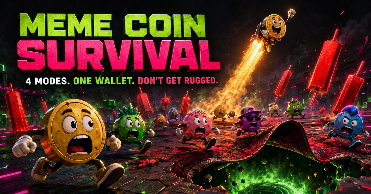 MEME COIN SURVIVAL game artwork